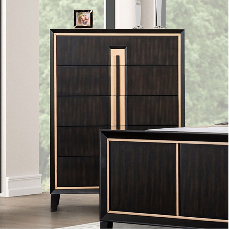 Mercer41 Aronne 5 Drawer Chest Wayfair